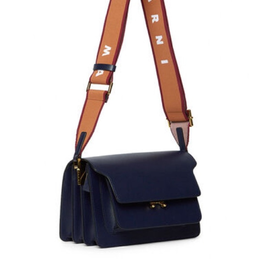 Marni Trunk Bag w/ logo strap